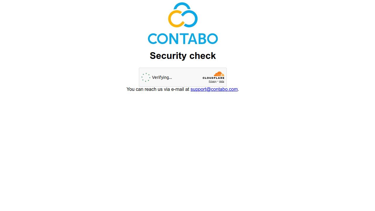 Превью главной страницы contabo.com