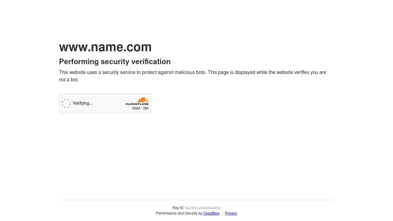 Превью главной страницы name.com