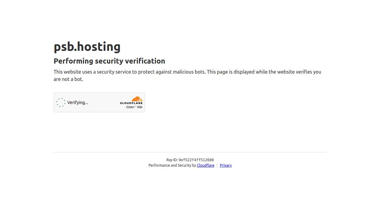 Превью главной страницы psb.hosting